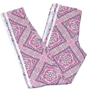 Adidas Pink Geometric Leggings